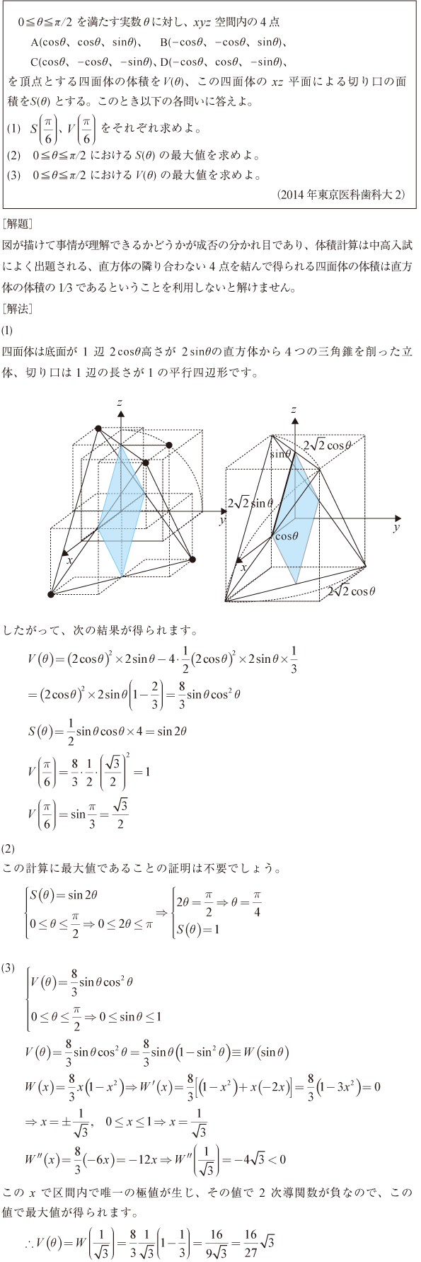 裁断済み 駿台 2014直前 医科歯科プレ数学+東大理系数学とどめの一撃Ⅰ