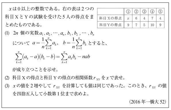 2016年一橋大数学|数学塾の入試問題
